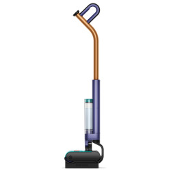 Σκούπα για υγρό καθαρισμό Dyson Clean+Wash Hygiene 432030-01, 530/760 ml, 45 λεπτά, 350 m², 4 λειτουργίες, Αυτοκινούμενη, Στέγνωμα κυλίνδρου, Μπλε του Προύσου/Χαλκό