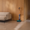 Σκούπα για υγρό καθαρισμό Dyson Clean+Wash Hygiene 432030-01, 530/760 ml, 45 λεπτά, 350 m², 4 λειτουργίες, Αυτοκινούμενη, Στέγνωμα κυλίνδρου, Μπλε του Προύσου/Χαλκό