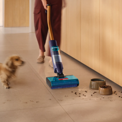 Dyson Clean+Wash Hygiene Wet and Dry Cleaner 432030-01, 530/760 ml, 45 min, 350 m², 4 modes, Self-propelled, Roller drying, Prussian blue/copper