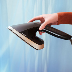 Philips All-in-one 8500 AIS8540/80 Vertical Steam Iron, 2200W, 1.2 L, 6 bar, 90 g/min, 2 settings, OptimalTEMP, Adjustable board, Dark gray/gold