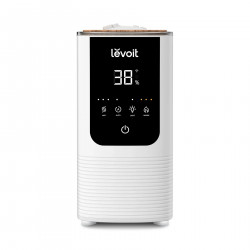 Umidificator Levoit OasisMist 450S LUH-O451S-WEU, 40 m², 280 W, 4,5 l, Aromaterapie, Autonomie de 45 de ore, Alb