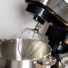Mixer planetar Goldmann GM-1115ED, 2800 W, 10 L, 6 viteze + functie puls, Timer, Vas din otel inoxidabil, LED, Otel inoxidabil