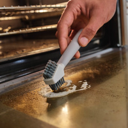 Joseph Joseph CleanTech™ Tile Cleaning Brush 6500021, 18 x 5 x 3 cm, 2 types of bristles, Beige