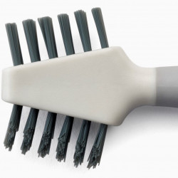 Joseph Joseph CleanTech™ Tile Cleaning Brush 6500021, 18 x 5 x 3 cm, 2 types of bristles, Beige