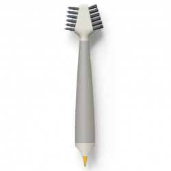 Perie pentru curatarea gresiei Joseph Joseph CleanTech™ 6500021, 18 x 5 x 3 cm, 2 tipuri de fibre, Bej