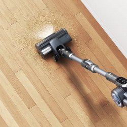 Jimmy H11 Pro Upright Vacuum Cleaner, 600W, 260 AW, 0.6 L, Dust Sensor, Foldable, 90-Minute Run Time, LED Display, Black/Gray