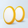 Set of 2 Jimmy MF12 Filters, Compatible with Jimmy JV35, HEPA, Yellow