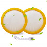Set of 2 Jimmy MF12 Filters, Compatible with Jimmy JV35, HEPA, Yellow