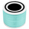 Filtru de schimb pentru purificatorul de aer Levoit Core 300/300S/P350/300P, 1 buc, Filtrare in 3 etape, H13 True HEPA, Impotriva toxinelor, Turcoaz