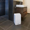 Woods MDK11 Bathroom Dehumidifier, 2 speeds, Up to 40 m², 108 m³, 2 L, 20 L/24 h, Hygrostat, 44 dB, IPX1, White