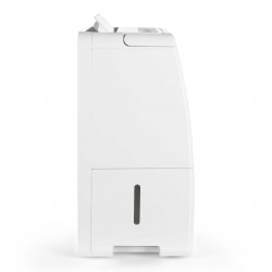 Woods MDK13 Dehumidifier for Living Rooms and Bathrooms, 2 Speeds, Up to 60 m², Suitable for Bathrooms, 108 m³, 2 L, 12 L/24 h, Hygrostat, 44 dB, IPX1, White