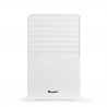 Woods MDK13 Dehumidifier for Living Rooms and Bathrooms, 2 Speeds, Up to 60 m², Suitable for Bathrooms, 108 m³, 2 L, 12 L/24 h, Hygrostat, 44 dB, IPX1, White