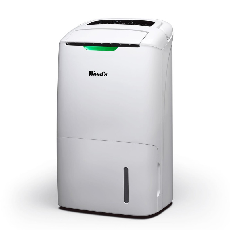 Umidificator si purificator 2in1 Wood's AD30G, 120 m², 5 viteze, 26 l/24 h, Hidrostat, 52 dB, IP21, Alb