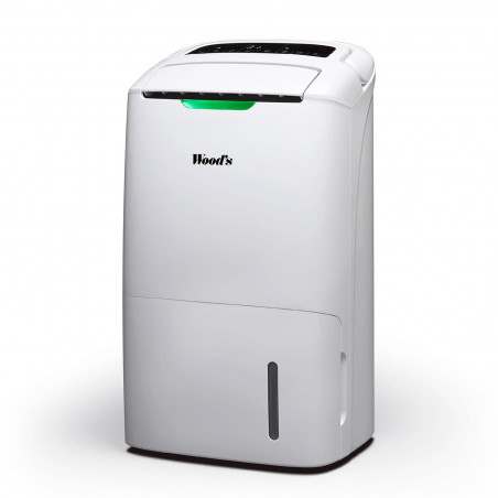 Umidificator si purificator 2in1 Wood's AD30G, 120 m², 5 viteze, 26 l/24 h, Hidrostat, 52 dB, IP21, Alb