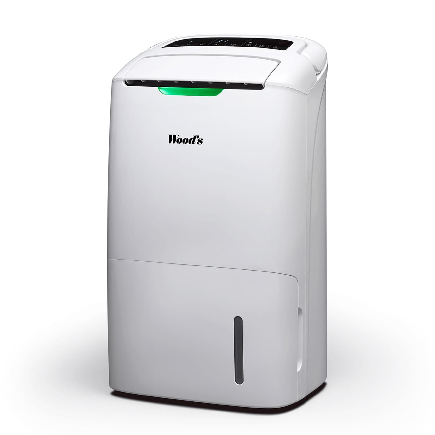 Umidificator si purificator 2in1 Wood's AD30G, 120 m², 5 viteze, 26 l/24 h, Hidrostat, 52 dB, IP21, Alb