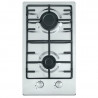 Finlux FX 320SIX Built-In Gas Cooktop, 3000 W, Two Gas Burners, 500°C, Cast Iron Grate, Stainless Steel