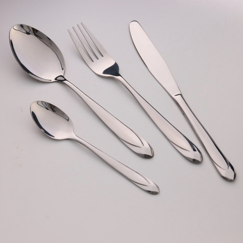 24-piece cutlery set GS-101115S1, Mirror-polished, Box, Stainless steel