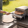 Cuptor electric pentru pizza 5in1 Ninja Artisan MO201EU, 1760 W, 30 x 30 cm, 5 functii, Ecran tactil, 32–370°C, Gri