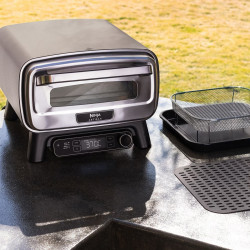 Ninja Artisan MO201EU 5-in-1 Electric Pizza Oven, 1760W, 30x30 cm, 5 functions, Touch Screen, 32–370°C, Gray