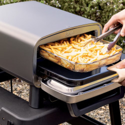 Cuptor electric pentru pizza 5in1 Ninja Artisan MO201EU, 1760 W, 30 x 30 cm, 5 functii, Ecran tactil, 32–370°C, Gri