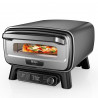 Cuptor electric pentru pizza 5in1 Ninja Artisan MO201EU, 1760 W, 30 x 30 cm, 5 functii, Ecran tactil, 32–370°C, Gri