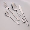 24-piece OEM GS-101333S2 cutlery set, for 6 people, 410 stainless steel, silver metallic