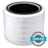 Filtru de schimb pentru purificatorul de aer Levoit Core 200S, 1 buc, filtrare în 3 etape, True HEPA, Alb