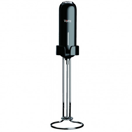 Μίνι μίξερ για φραπέ και γάλα Oliver Voltz OV51163G, 0,5 W, βάση στήριξης, 2xAA, μαύρο