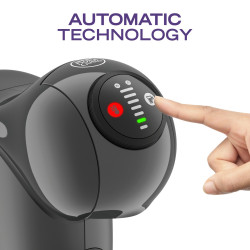 Espressor Krups KP243B10 NDG GENIO S ANTHRACITE, 1500 W, 15 bar, 0,8 l, Compatibil cu capsulele NESCAFÉ® Dolce Gusto®, LED, Functie XL, Gri/Antracit