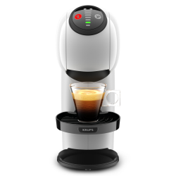 Еспресо машина Krups KP243110 NDG GENIO S WHITE, 1500W, 15 bar, 0.8 л, Работа с NESCAFÉ® Dolce Gusto® капсули, LED, XL функция, Бял
