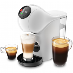 Еспресо машина Krups KP243110 NDG GENIO S WHITE, 1500W, 15 bar, 0.8 л, Работа с NESCAFÉ® Dolce Gusto® капсули, LED, XL функция, Бял