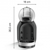 Еспресо машина Krups KP123B10 NDG MINI ME, 1500W, 15 bar, 0.8 л, Работа с NESCAFÉ® Dolce Gusto® капсули, XL функция, ECO, Сив