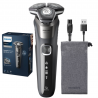 Philips Shaver Series 5000 S5887/10 elektromos borotva, 9 W, 60 perc, nedves/száraz használatra, beépített trimmer, SkinIQ, PowerAdapt, 360°-ban forgó fejek, önélező pengék, szénszürke