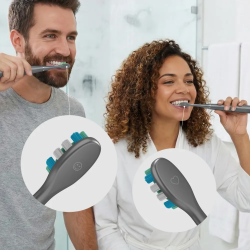 AENO ADB0010G Electric Sonic Toothbrush, 5W, DuPont™, Timer, 5 Modes, 90 Days on a Single Charge, Gray