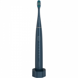 Wireless Tooth Brush, Navy Blue, 3 Brush Heads, 1400mAh, Function: Soft, Clean, Massage, White, Sweep