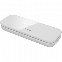 AENO AVS0004W Food Vacuum Sealer, 70 kPa, 4 modes, Bag width up to 30 cm, Automatic function, Stop button, LED display, White
