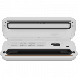 Vacuum sealer, white, LED display, 230AC/50Hz, 130W, -65KPa (+/-5kPa)