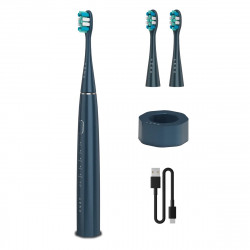 Periuta de dinti electrica cu vibratii AENO ADB0010N, 5 W, DuPont™, Timer, 5 moduri, 90 de zile cu o singuraincarcare, Albastru