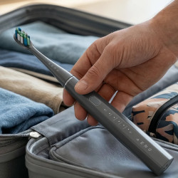 AENO ADB0010G Electric Sonic Toothbrush, 5W, DuPont™, Timer, 5 Modes, 90 Days on a Single Charge, Gray