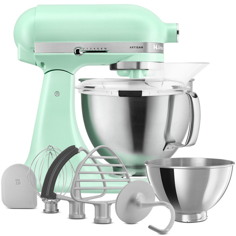 Планетарен миксер KitchenAid Artisan Spearmint Color of the year 2026 5KSM195PSESD, 300W, 4.7 л, ти, Мента