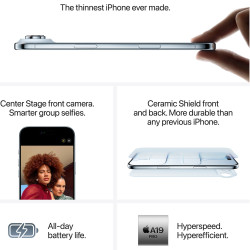 Apple iPhone 17 Air okostelefon, 256 GB, 5G, világos arany