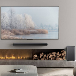 Soundbar / bara de sunet fara fir TCL S55HE, 220 W, 81 cm, Dolby Atmos, AI Sonic-Adaptation, Hi-Fi, DTS Virtual X, Negru