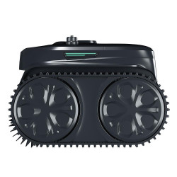 Robot fara fir pentru piscine Wybot C2 Pro Vision, 65 W, 180 min, 200 m², Camera AI, Filtrare dubla, Functii autonome, Negru