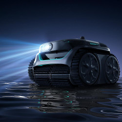 Wybot C2 Pro Vision Cordless Pool Robot, 65W, 180 min, 200 m², AI Camera, Dual Filtration, Autonomous Functions, Black