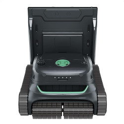 Robot fara fir pentru piscine Wybot S2 Pro, 91 W, 210 min, 300 m², Filtrare dubla, Statie de incarcare, Giroscop, Negru