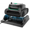 Wybot S2 Pro vezeték nélküli medencerobot, 91 W, 210 perc, 300 m², kettős szűrés, töltőállomás, giroszkóp, fekete