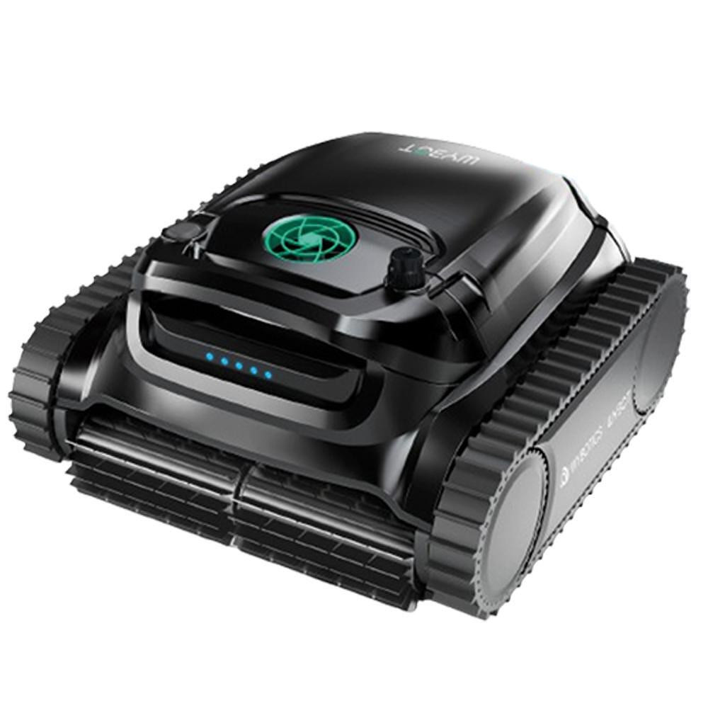 Безкабелен робот за басейни Wybot M1, 120W, 300 мин, 400 м2, Двойна филтрация, 2 реда четки, Планиране на маршрут, Жироскоп, Черен