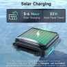 Wybot F1 Pool Skimmer for Cleaning the Water Surface, Solar/DC Charging, Up to 8 Hours, 7 L, Mobile App, Black