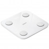 Cantar digital inteligent Xiaomi Body Composition Scale S400, Pana la 150 kg, Bluetooth,Masurare puls, Mod pentru bebelusi, Alb/Gri