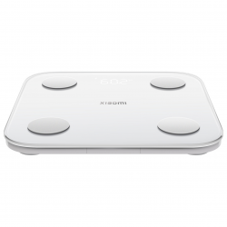 Xiaomi Body Composition Scale S400 Digital Smart Scale, Up to 150 kg, Bluetooth, Heart Rate Monitoring, Baby Mode, White/Gray